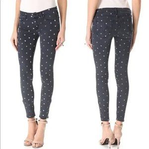 Mother Denim, The Looker Ankle Zip Skinny Jean in Fleur De Love Size 25